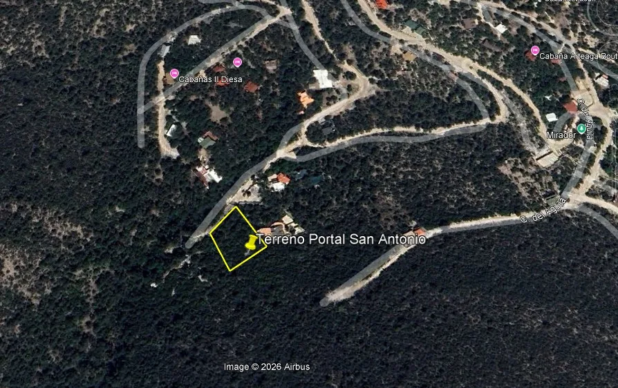 Ubicación aérea aproximada del terreno